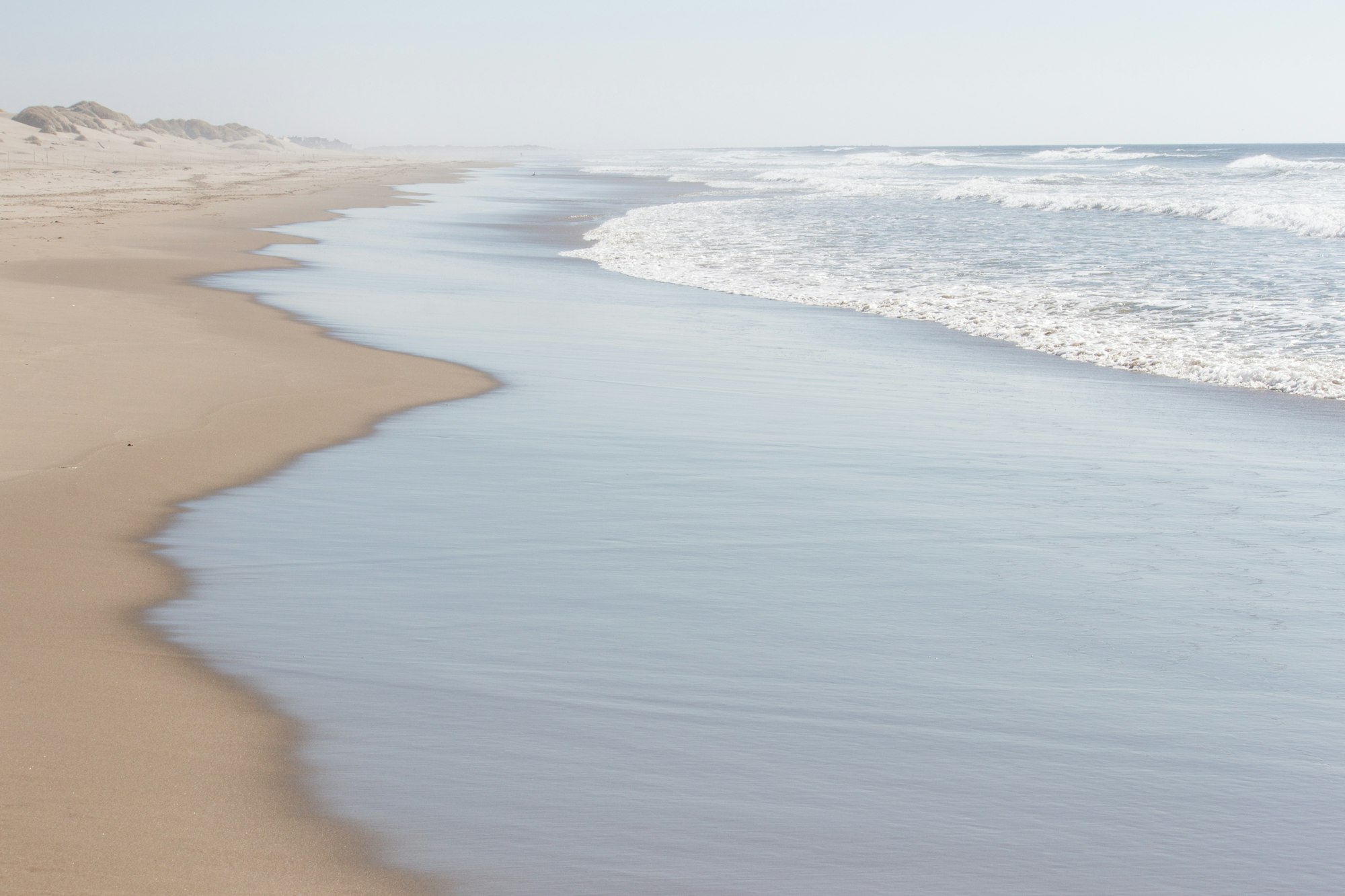 Calm beachscape